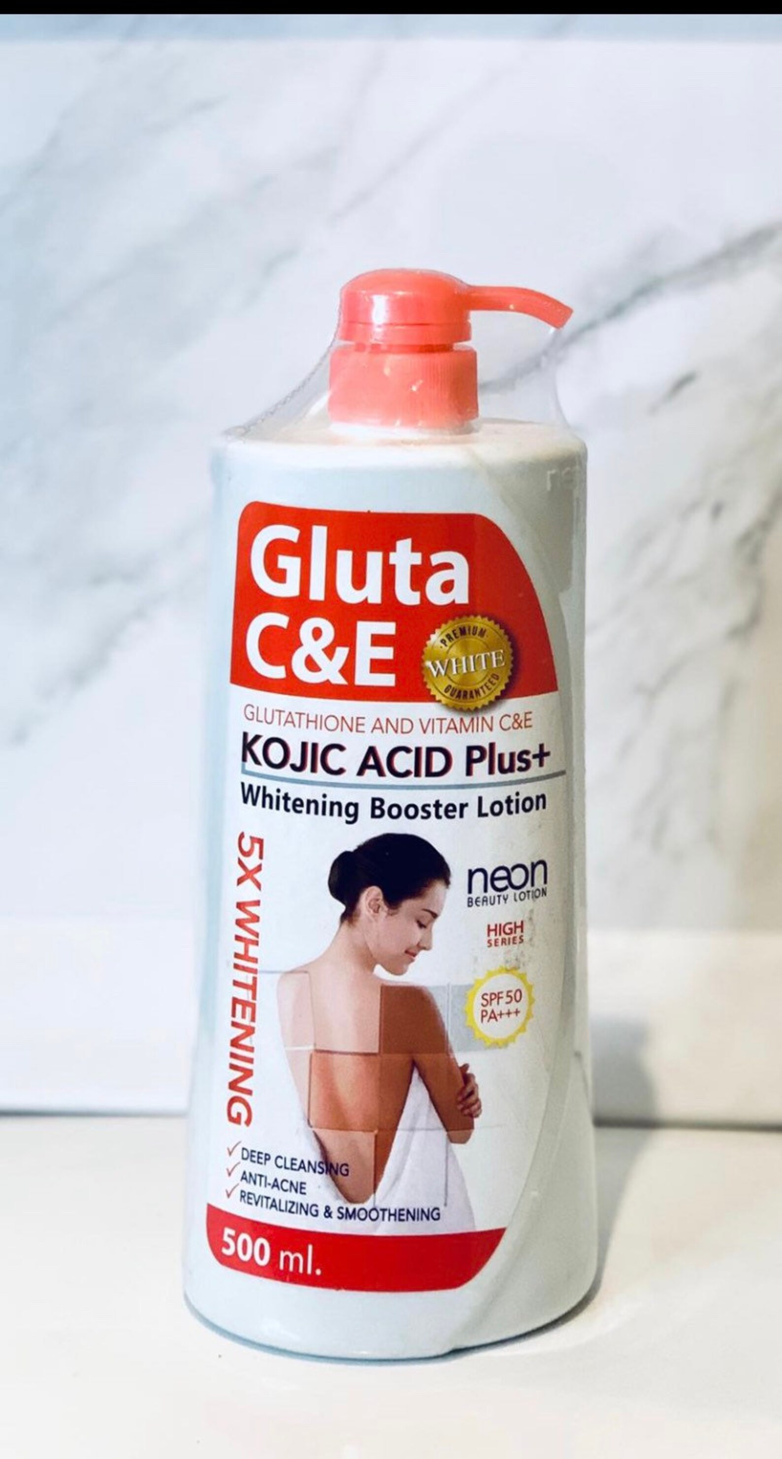 Gluta C & E Kojic Acid Plus Whitening Booster Lotion Etsy