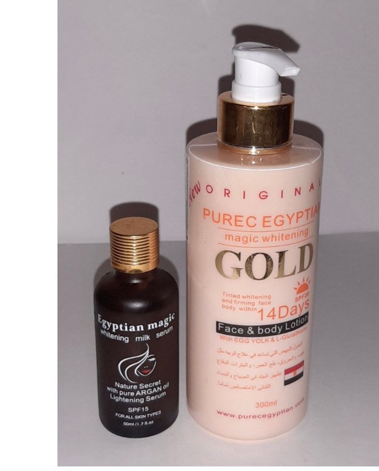 Pure Egyptian magic Gold whitening face & body lotion with Etsy