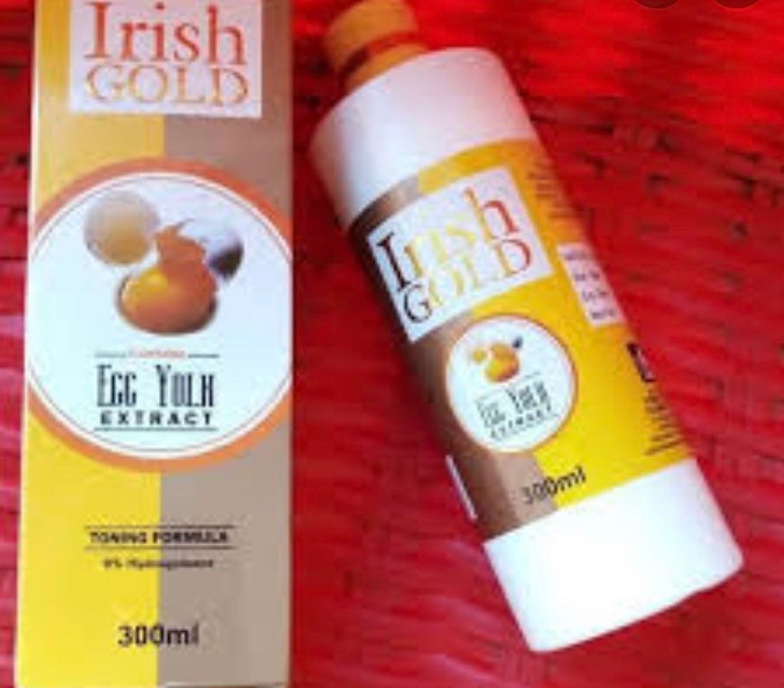 Irish gold toning formula with egg yolk lotions Etsy