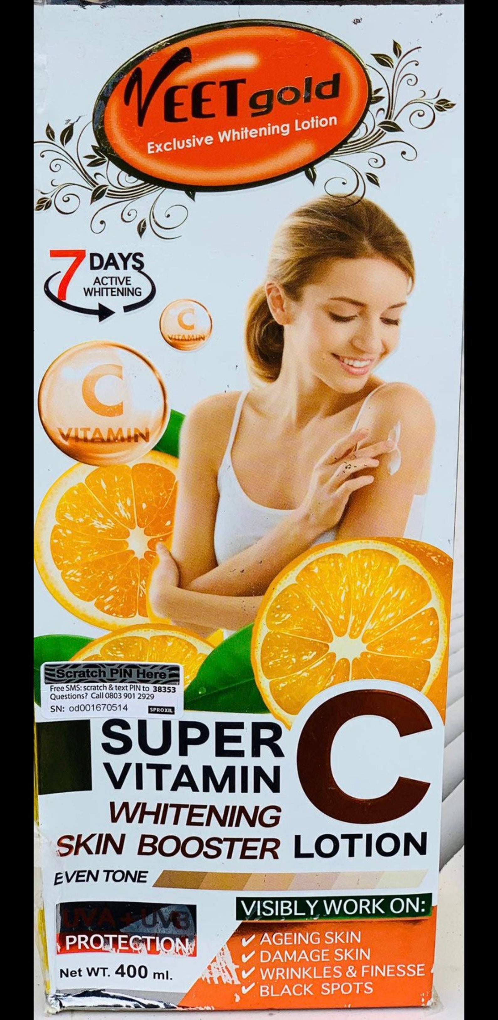 Veet gold executive whitening lotion super vitamin whitening Etsy