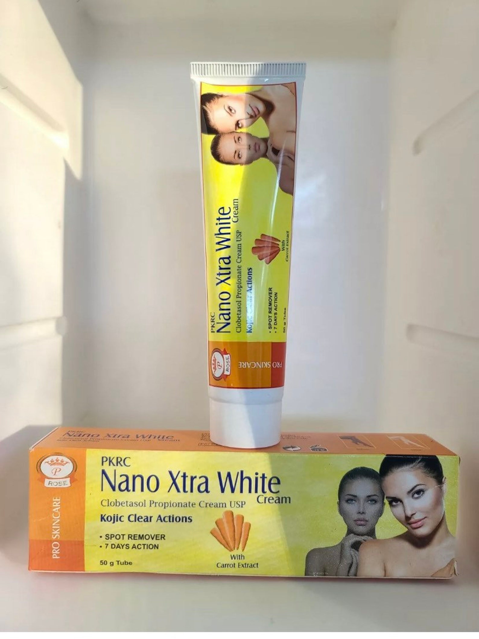 Nano Extra White Whitening Tube Cream With Kojic Etsy