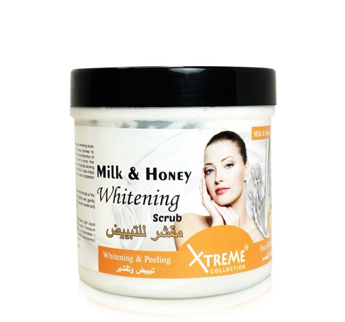 Milk and honey whitening scrub peeling and exfoliating Etsy