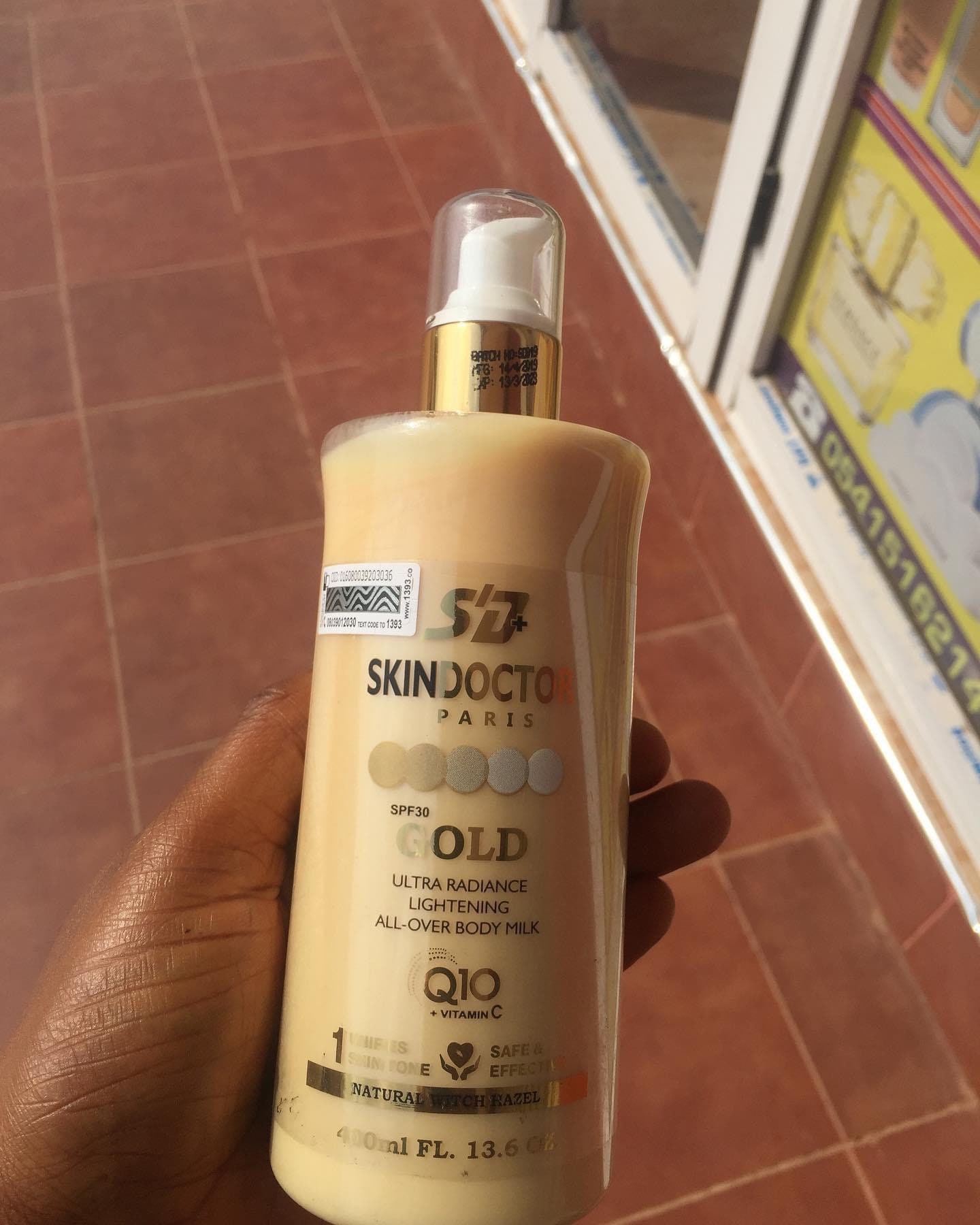 1 piece Skin Doctor paris Gold lightening face and body lotion Etsy