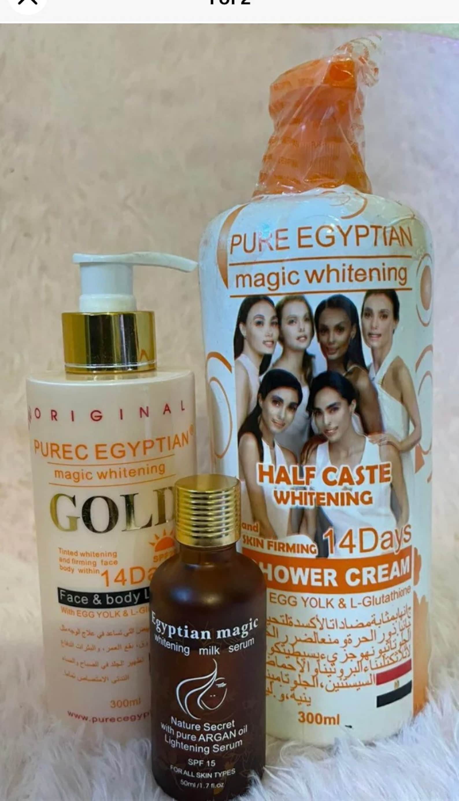 3 set Pure Egyptian Magic Whitening half caste whitening Etsy