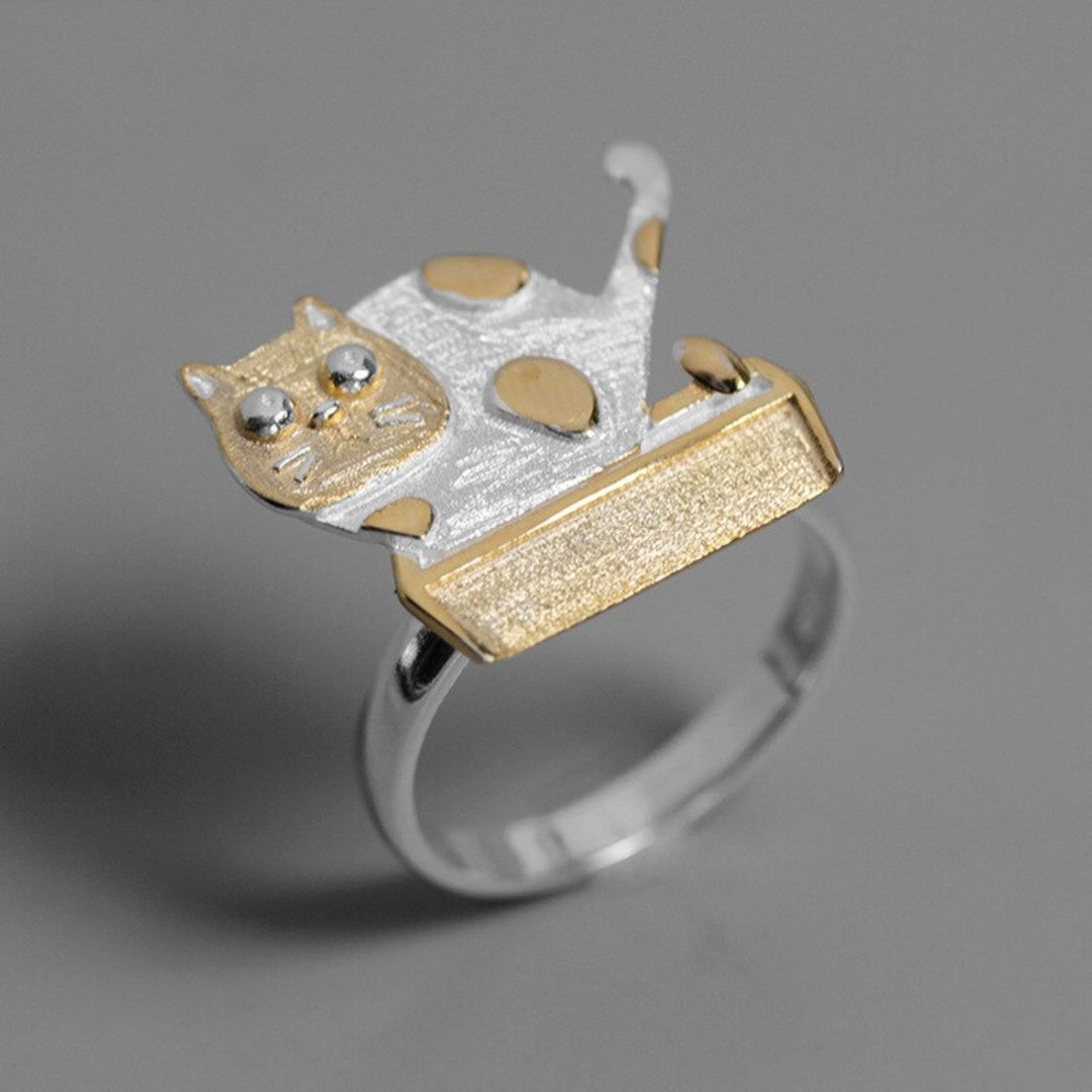 Joyería Anillos De Gatos Mercadolibre Anillo Para Gatos Anillo De