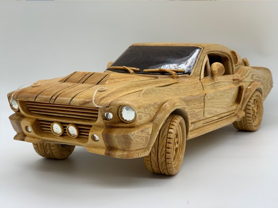 Woodworking Art - WA02: 1967 Ford Mustang GT500