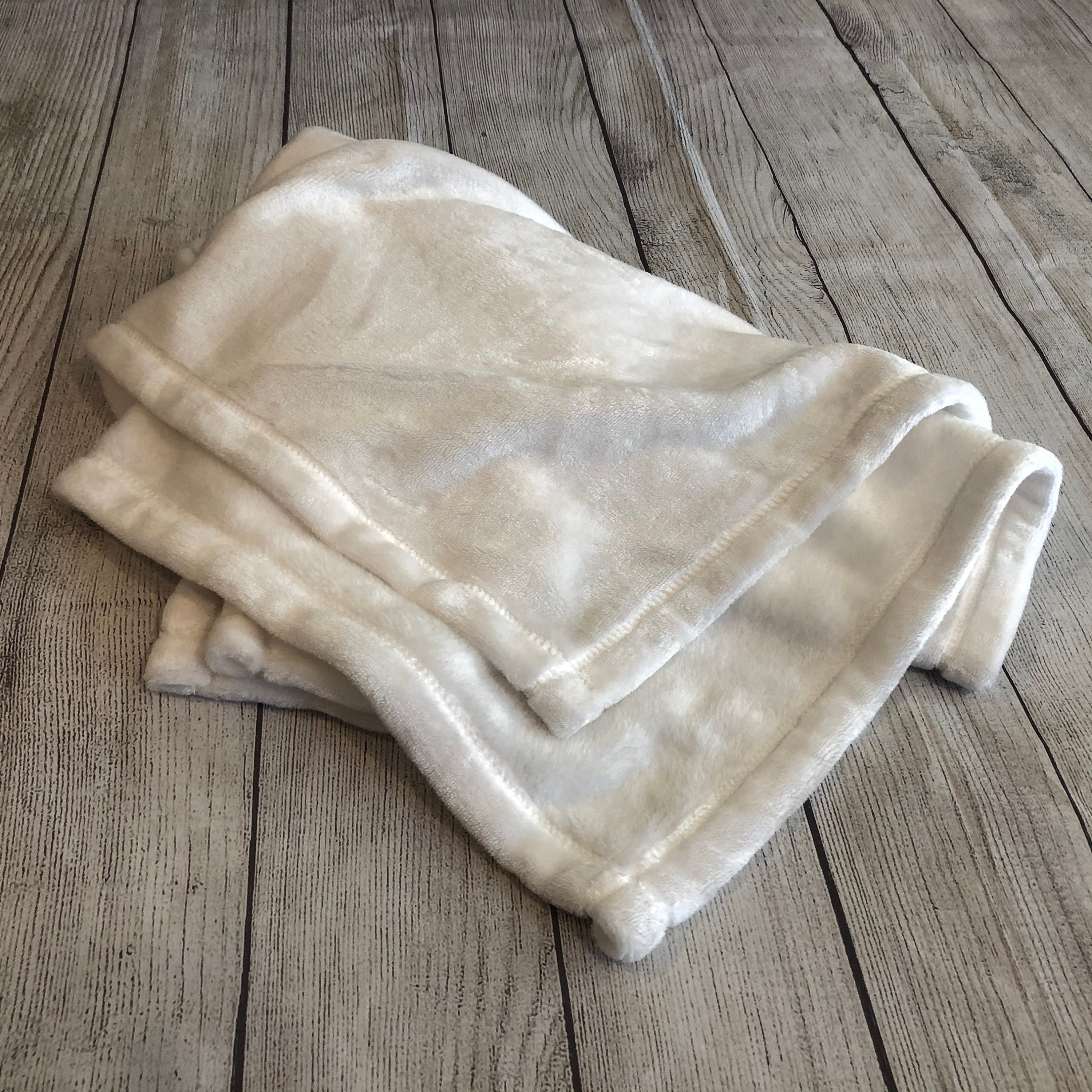 Sublimation Blanks Baby Blanket White Microfleece Baby Etsy UK