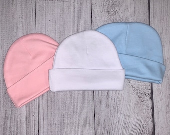 Sublimation Blanks Baby Beanie, 65 Poly 35 Cotton, HTV Blank