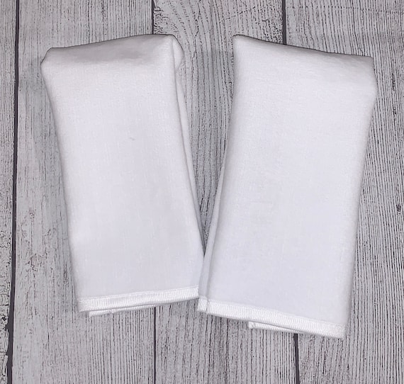 White Cotton Embroidery Towel Set, Soft Hand Towel Bath Towel