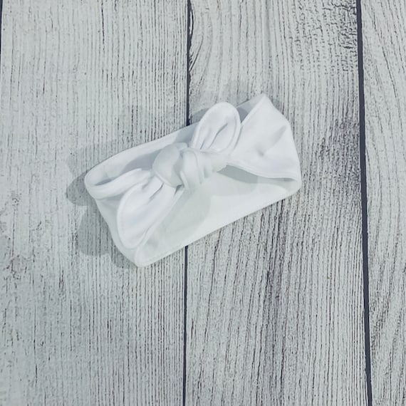 Sublimation Blanks, White Baby Headband, 100% Poly