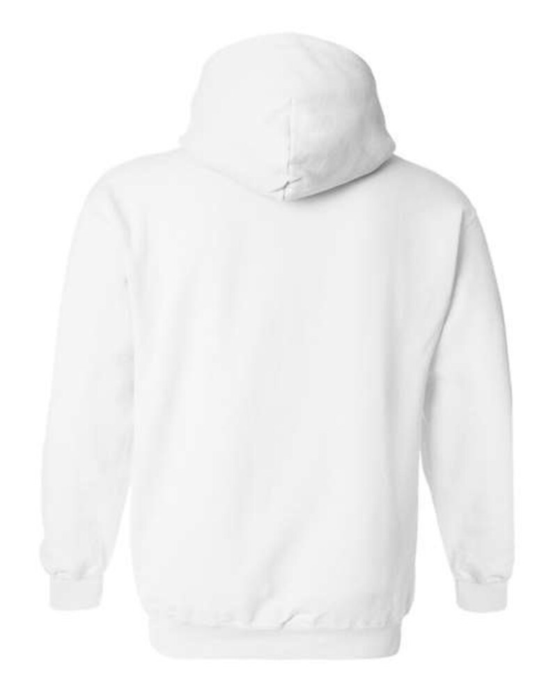 K&ouml;nnte beinhalten: Ein wei&szlig;er Kapuzenpullover mit einer Kapuze mit Kordelzug.