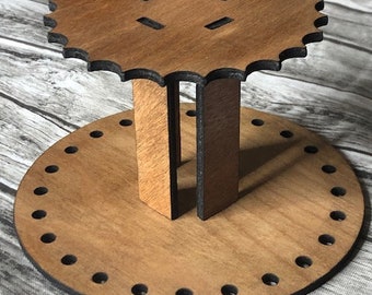 Pen Display Stand - Pen Stand Holder - Pen Stand Wood - Pen Stand Carousel style - No Personalization