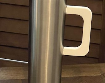 Half Frame Silhouette handle,3D Printed Half Frame  cup handle,Tumbler handles,Cup handle,3D printed handle,Straight tumbler handle
