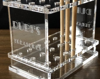 Glitter Pen Drying rack - Epoxy Pen drying rack - Paint Brush - No Personalization