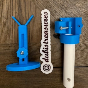 Rolling Pin Turner adapter -3d Printed Rolling Pin Turner adapter -Rolling Pin Adapter for Epoxy application -Rolling Pin adapter for Turner