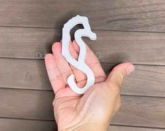 Seahorse Handle, Seahorse Silhouette Tumbler Handle, Seahorse cup handle, Seahorse designs, Ocean designs