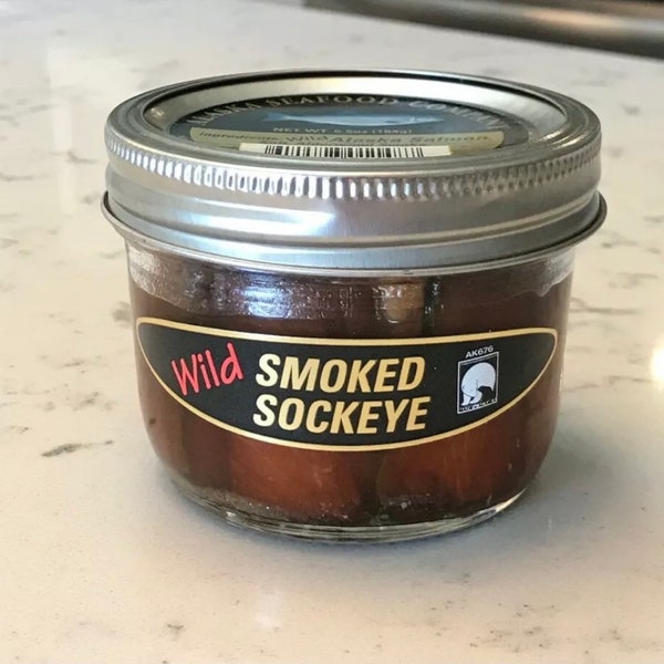 Smoked Sockeye Salmon Jar