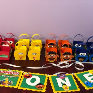 Sesame Street Birthday Banner Elmo Cookie Monster Big Bird - Etsy