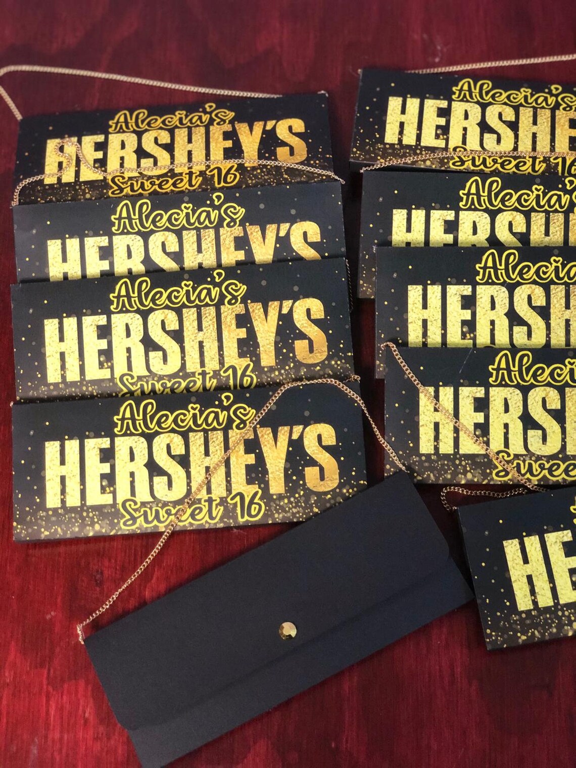 Hershey bar wrapper purse favor box personalized candy purse Etsy
