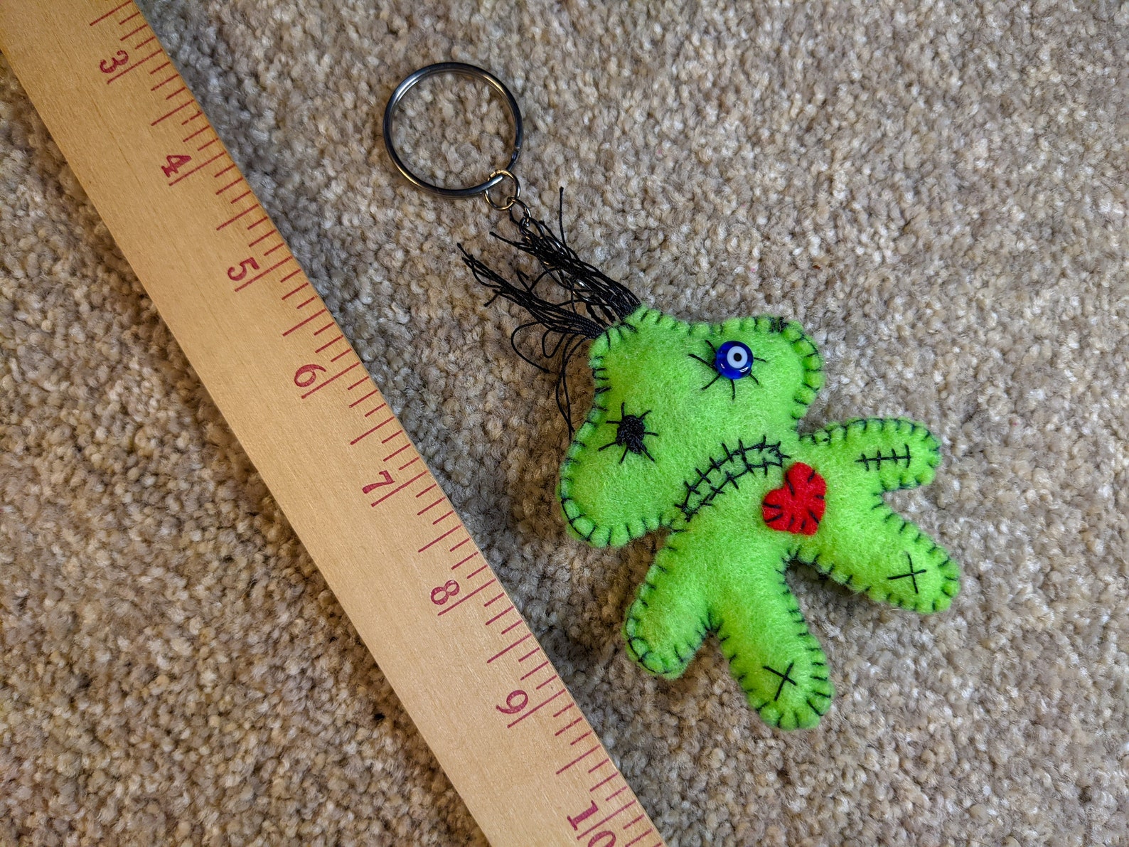 Voodoo Doll Keychain Etsy