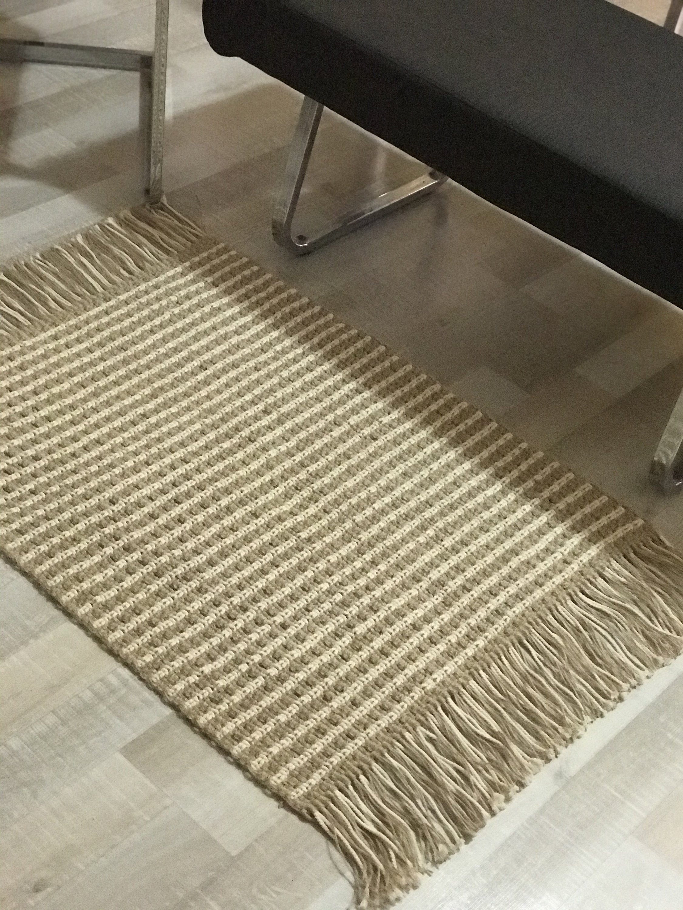 Macrame Rug / Jute Rug / Floor Rug / Rectangular Foot Rug / Etsy