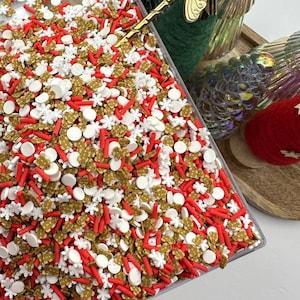 GINGERBREAD MAN POLYMER | Clay slices| Mixed Polymer clay| Sprinkles| Arts and Crafts | Confetti