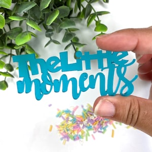 The Little Moments アクリル文字装飾 | スクラップブッキング用 | ペーパークラフト | カード作り | 装飾 | DIY