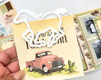 Horse Bookmark Paper Clip | Western Planner Clip | Cowgirl Scrapbook Clip | Horse Lover Gift | Acrylic Bookmark Clip | Western Craft Supply