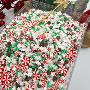 Christmas Cocoa Polymer Sprinkles  | Clay slices| Mixed Polymer clay| Sprinkles| Arts and Crafts | Confetti