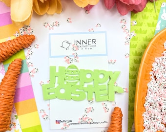 Hoppy Easter Embellishment | Scrapbooking, Card Making |Crafting Supplies