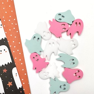 Ghost  Halloween Confetti | Embellishment | For Scrapbooking| Paper Crafting| Card Making| Embellishment| DIY Art Projects