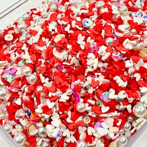 Love Notes Polymer or Sequin Mix| Clay slices| Mixed Polymer clay| Sprinkles| Arts and Crafts