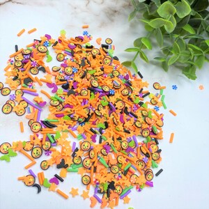 Halloween Polymer Clay Slices: Arts and Crafts Sprinkles