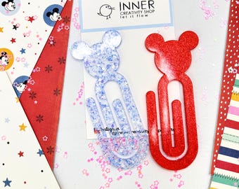 Mouse Ears Acrylic Bookmark for Planners |Scrapbooks| Accessories| Planner Goodies| Accessories |Mini Albums
