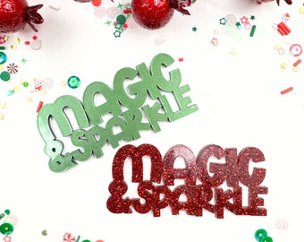 Magic and Sparkle  Embellishment | For Scrapbooking| Paper Crafting| Card Making| Embellishment| Engraved | DIY's