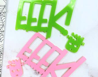 EEEK Akrylowe słowo Ozdoba | Do scrapbookingu | Rękodzieło papierowe | Tworzenie kartek | Ozdoba | Projekty artystyczne DIY