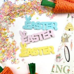 Abbellimento pasquale / Per scrapbooking / Creazione di carta / Creazione di cartoline / Abbellimento / Inciso / Fai da te