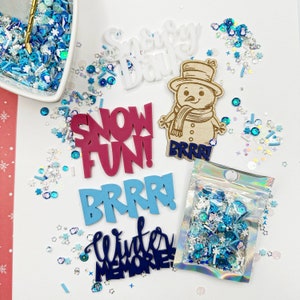 Versieringen van de winterkit | Voor scrapbooking| Papier maken| Kaarten maken| Versiering| Gegraveerd | DIY's