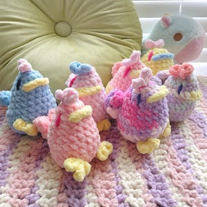 Squeaky Stardew Valley chickens - Amigurumi Crochet Plush