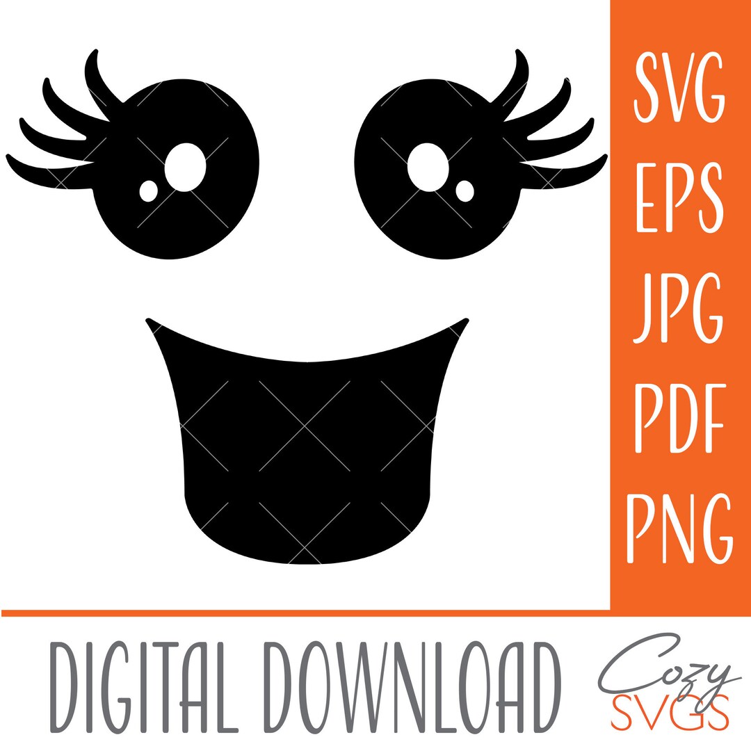 Ghost Face SVG, Girl Ghost Face Svg, SVG File Halloween SVG Digital ...
