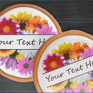 Split Bouquet Clip Art PNG JPG Floral Edible Printer Design Cookie Cupcake Sublimation Printable