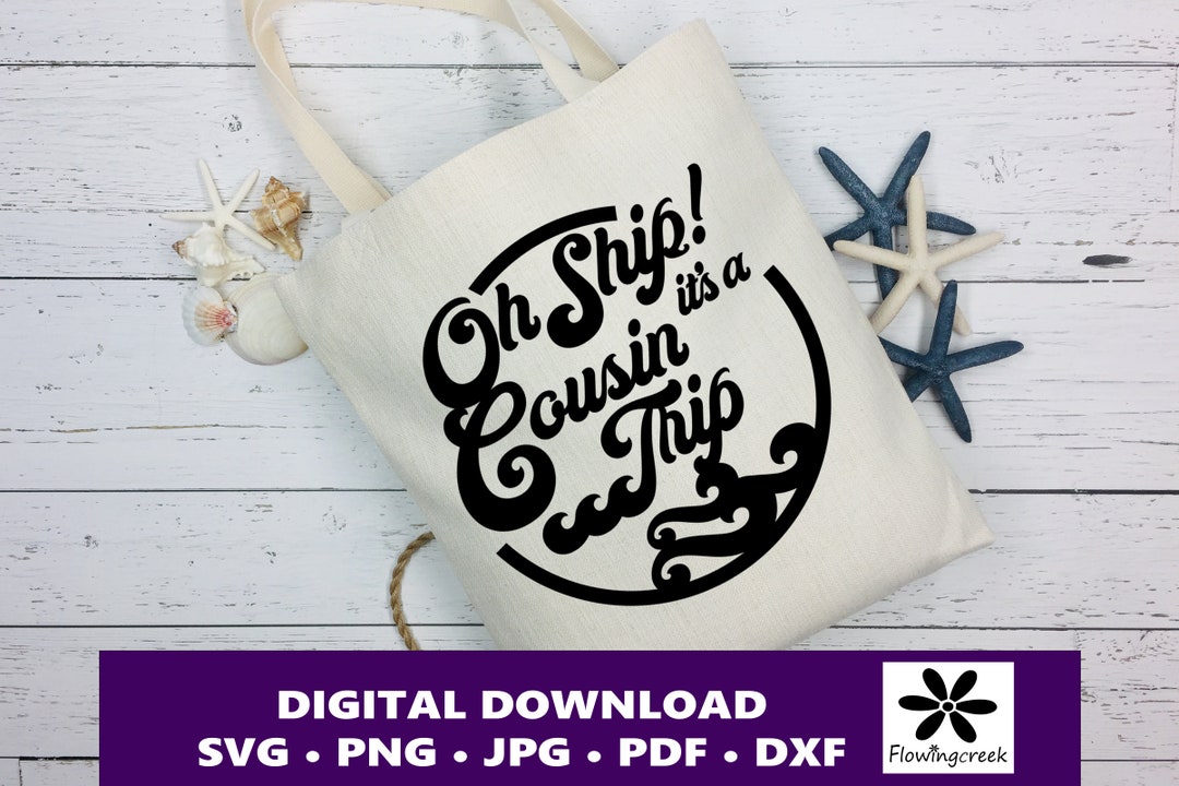 Cousin Cruise Trip SVG Family Vacation Design Digital Download - Etsy