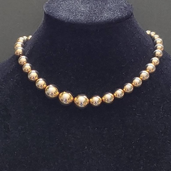 bijoux collier vintage fantaisie N156 signé bveal collection