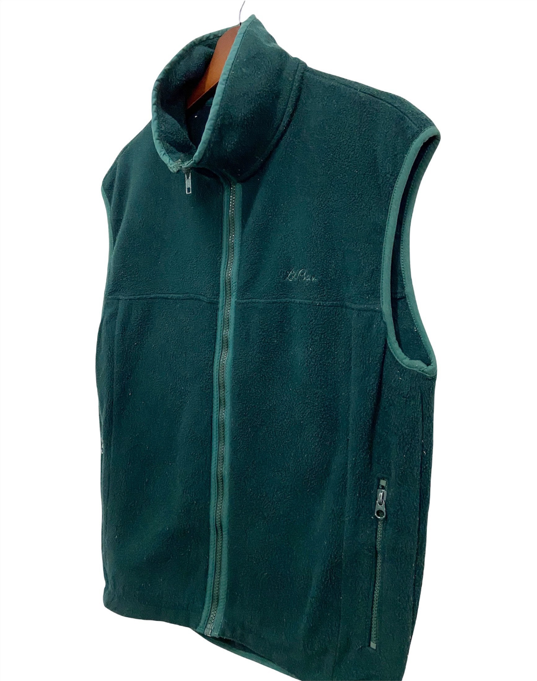 Vintage Ll.bean Fleece Vest Jacket - Etsy