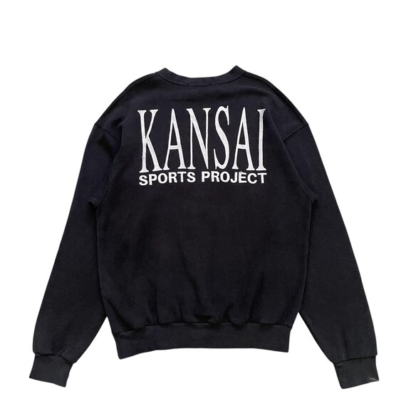 トップス Kansai Yamamoto 90s Logo L/S Knit VINTAGE 90s Kansai Sports Project Sweatshirt | Kansai Yamamoto