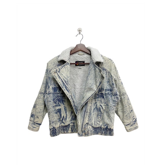 Vintage 90s Andy Johns Denim Jacket - Etsy