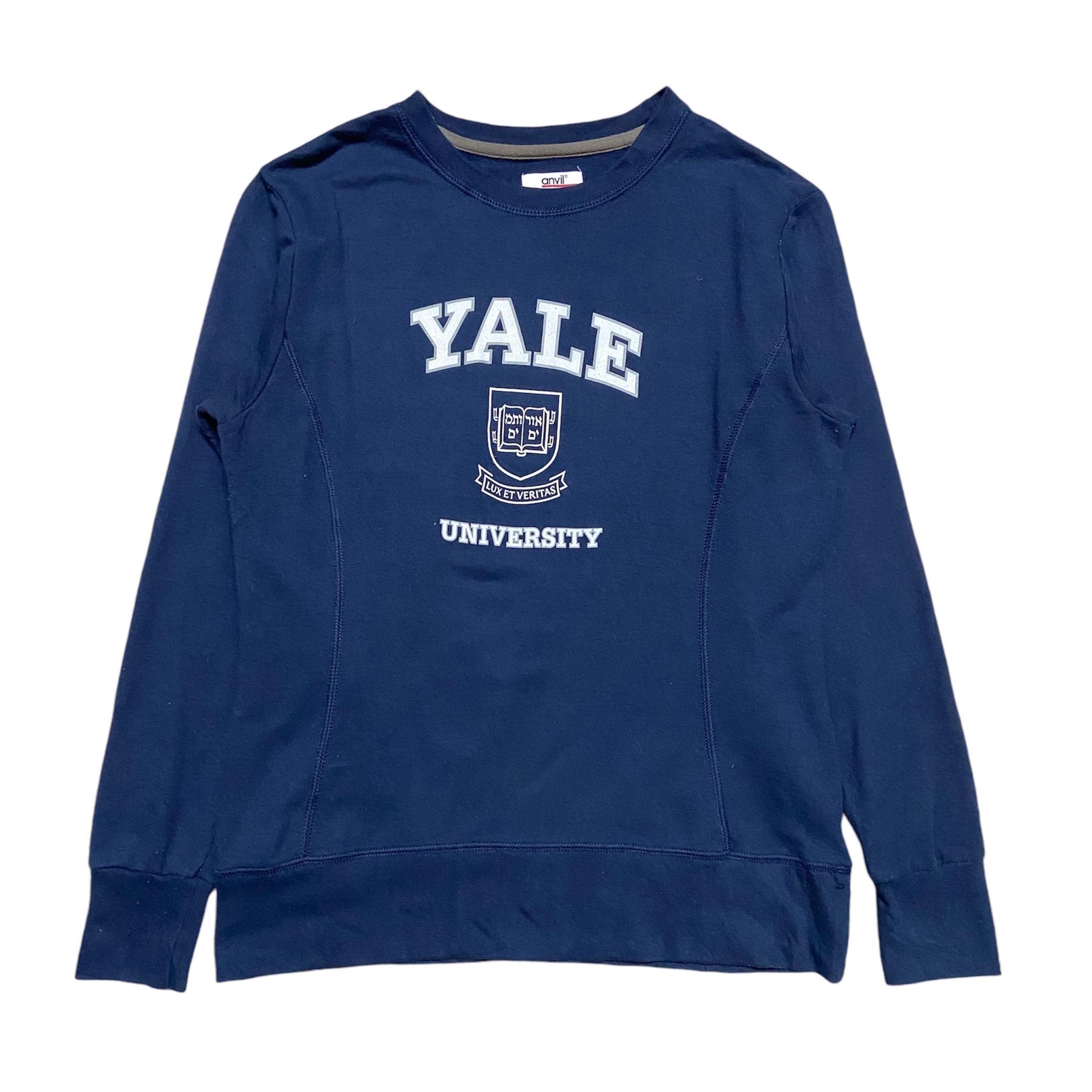 [ YALE ]★ UNIVERSITY DAN CREWNECK MUSINSA | YALE EMBROIDERY UNIVERSITY DAN CREWNECK IVORY / NAVY