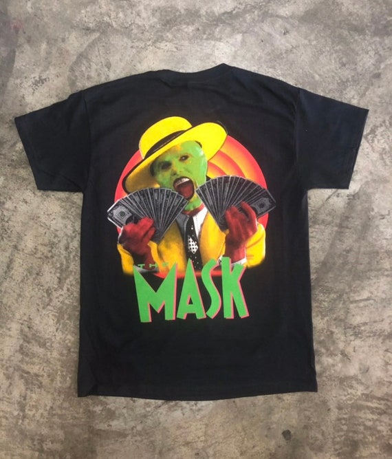 Vintage the Mask Movie Reprint Custom Tshirt - Etsy Vintage the Mask Movie Reprint Custom Tshirt - Etsy