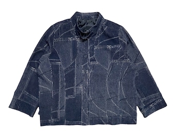 Oversized vintage denim corduroy jack