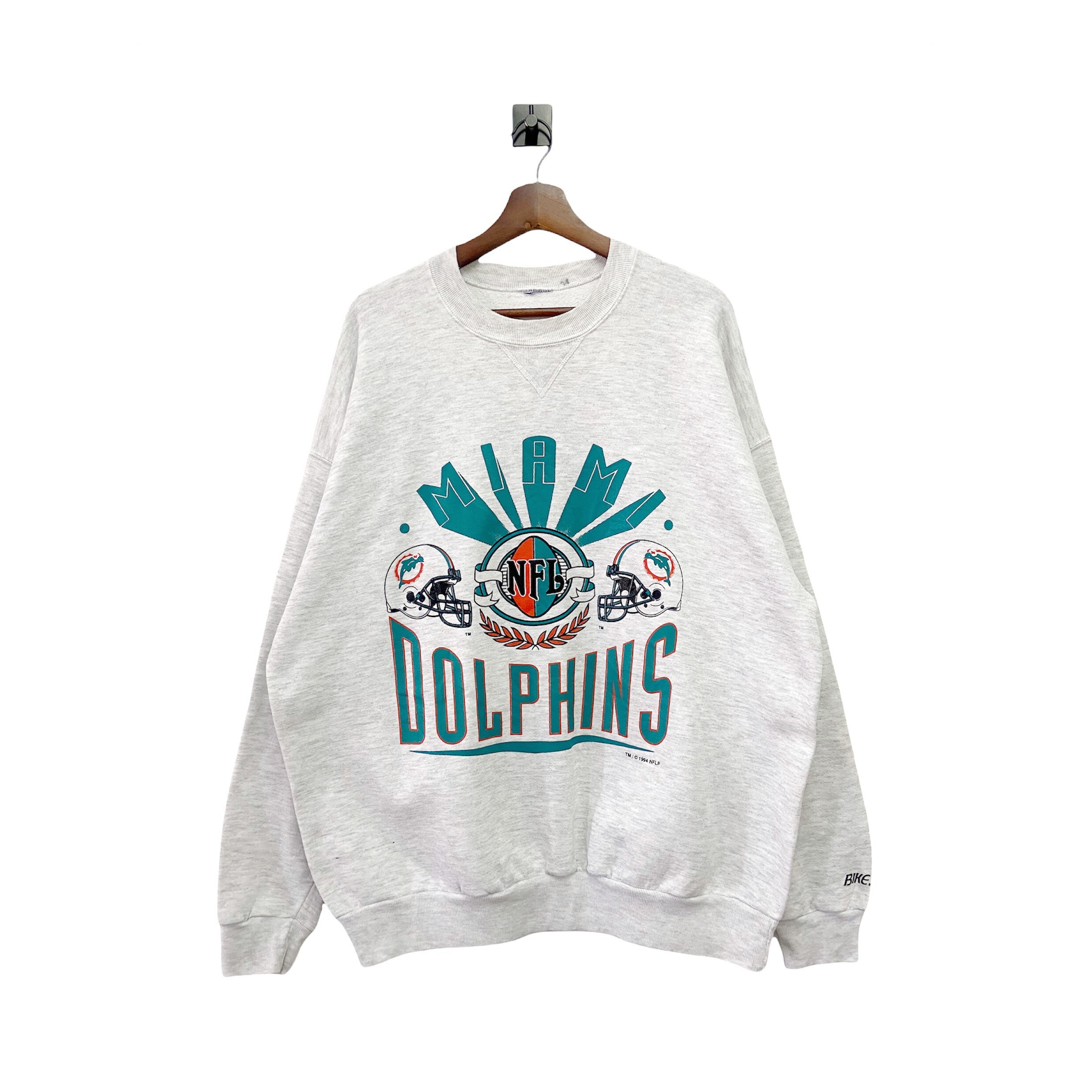 grey miami dolphins hoodie